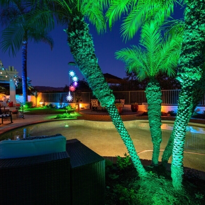 <h1>Color Changing Landscape Lighting in Coto De Caza</h1><p>These unique color changing landscape l Photo